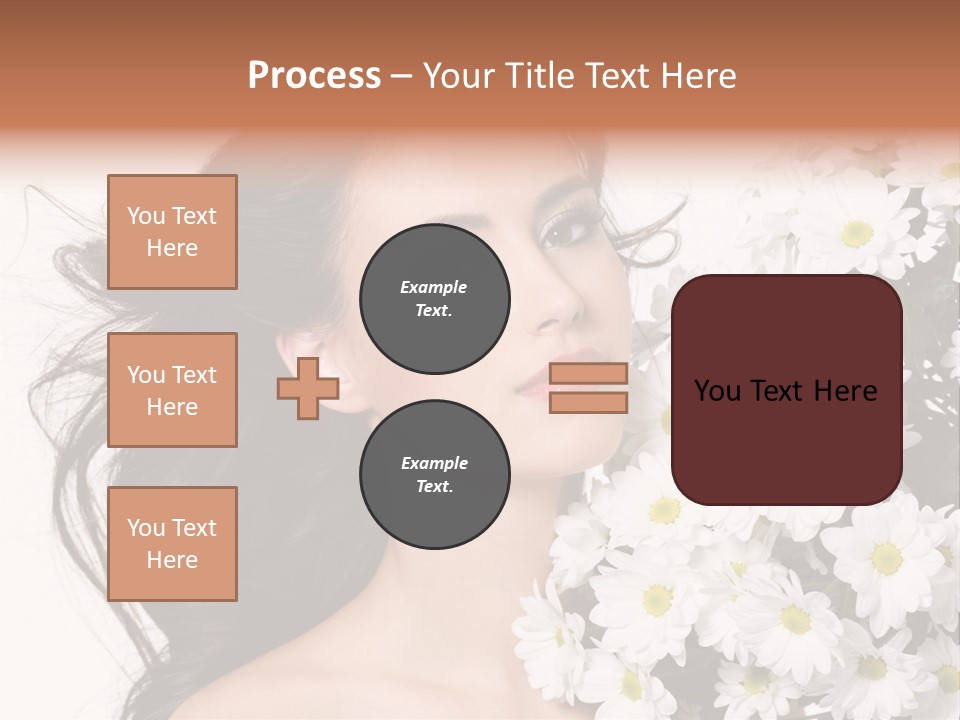 Sensuality Sexy Hair PowerPoint Template
