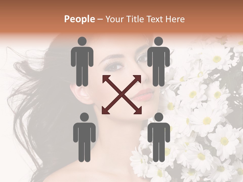 Sensuality Sexy Hair PowerPoint Template