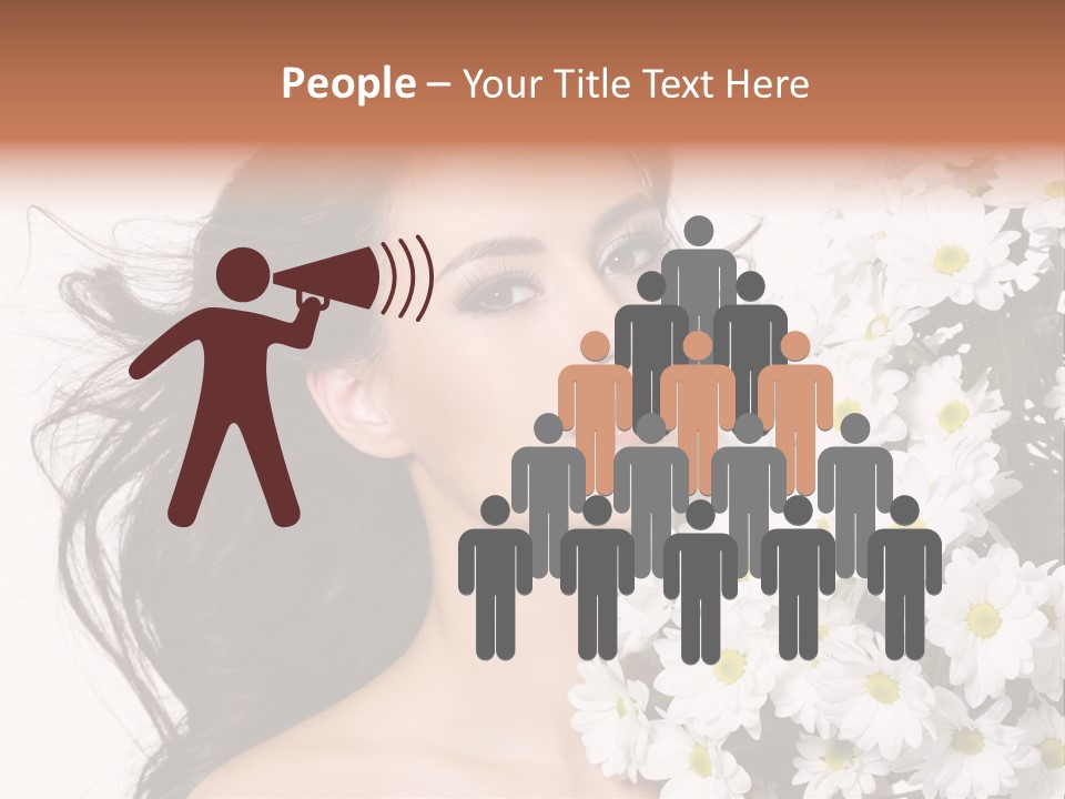 Sensuality Sexy Hair PowerPoint Template