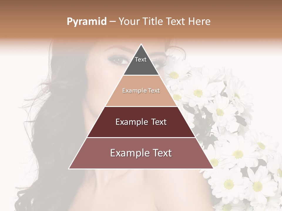 Hair Long Hair White Background PowerPoint Template