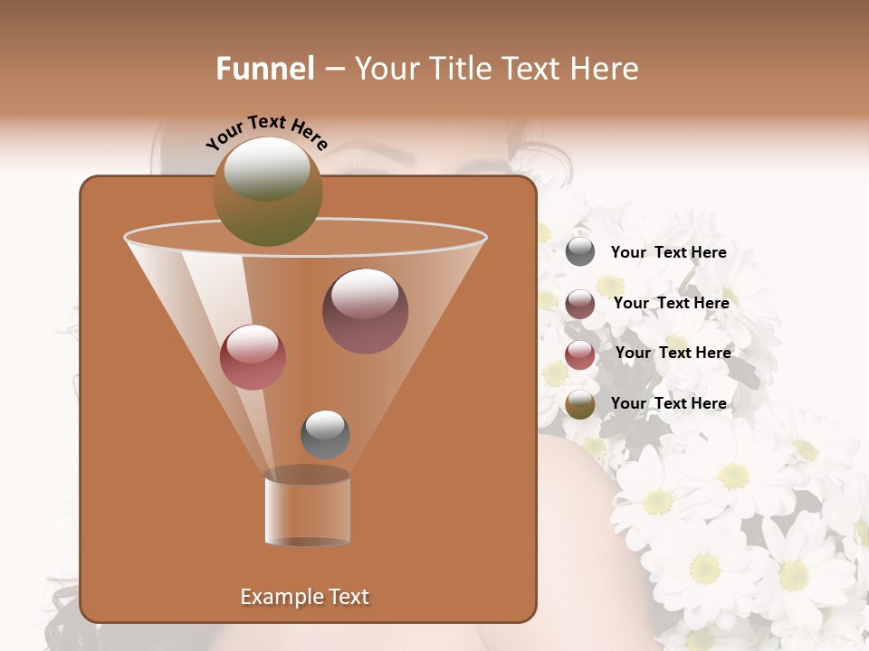 Hair Long Hair White Background PowerPoint Template