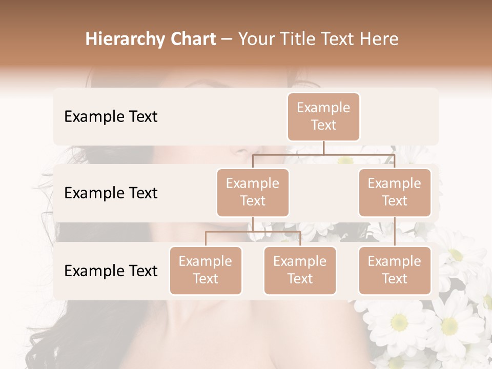 Hair Long Hair White Background PowerPoint Template