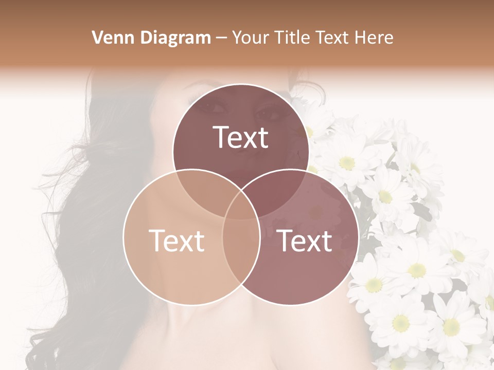 Hair Long Hair White Background PowerPoint Template