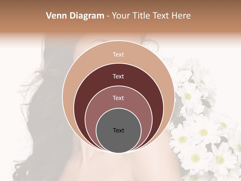 Hair Long Hair White Background PowerPoint Template