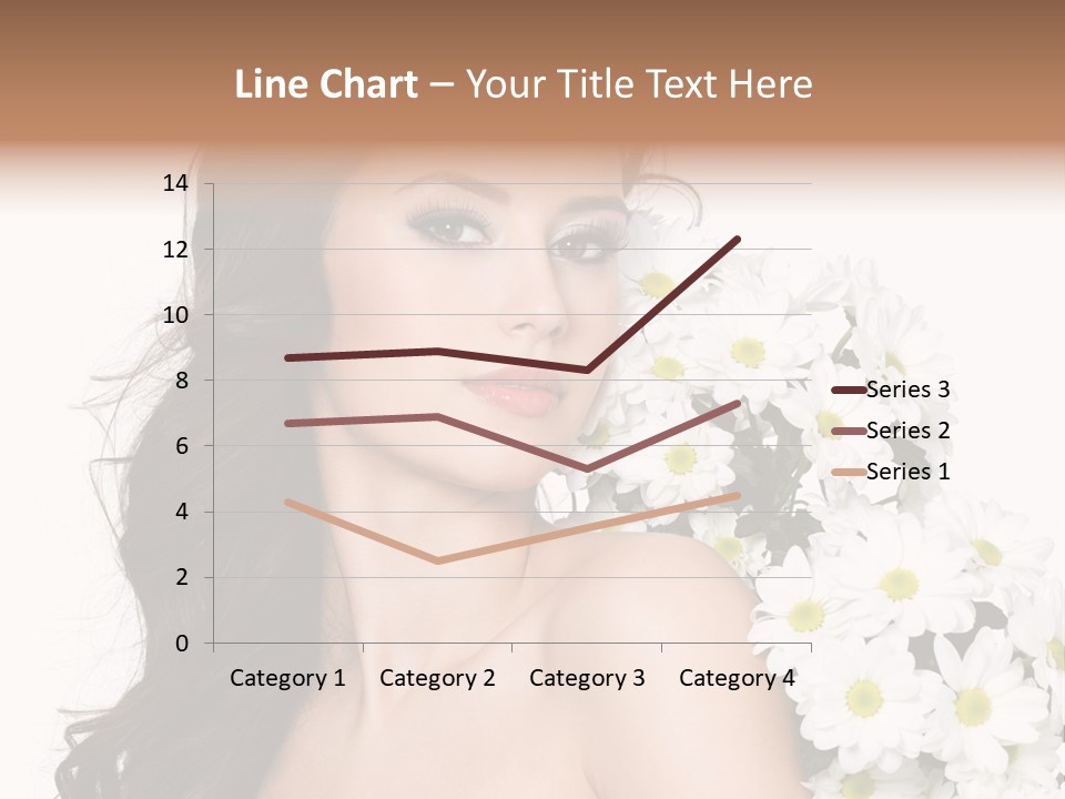 Hair Long Hair White Background PowerPoint Template