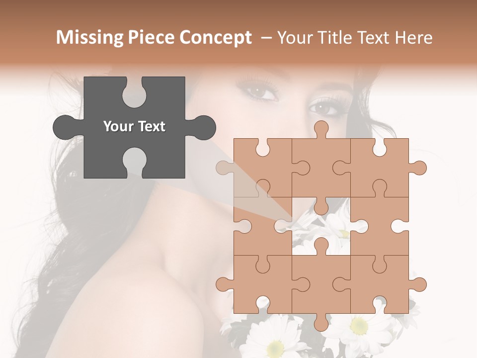 White Background Bunch Spring PowerPoint Template