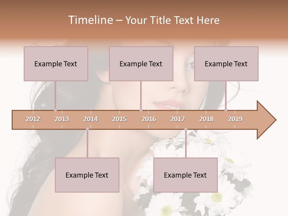 White Background Bunch Spring PowerPoint Template