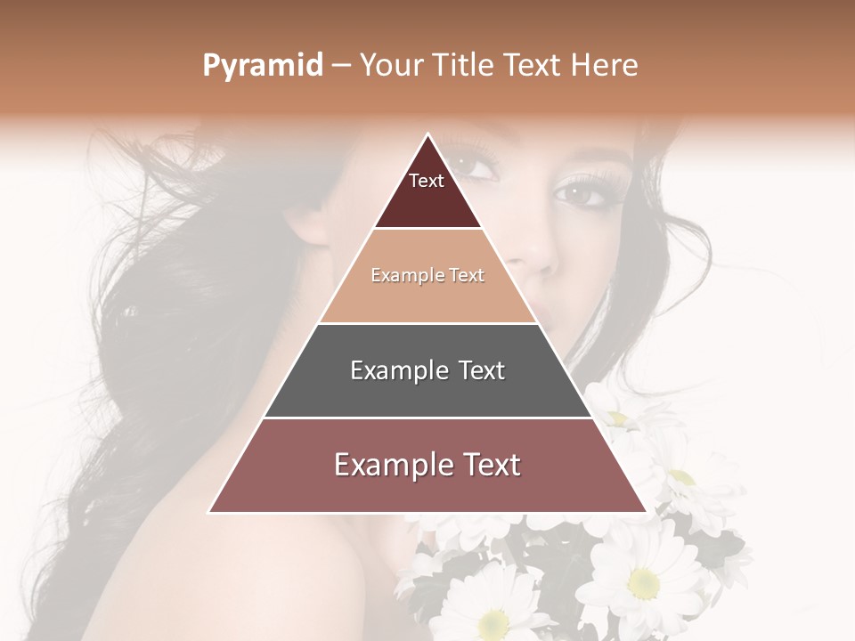 White Background Bunch Spring PowerPoint Template