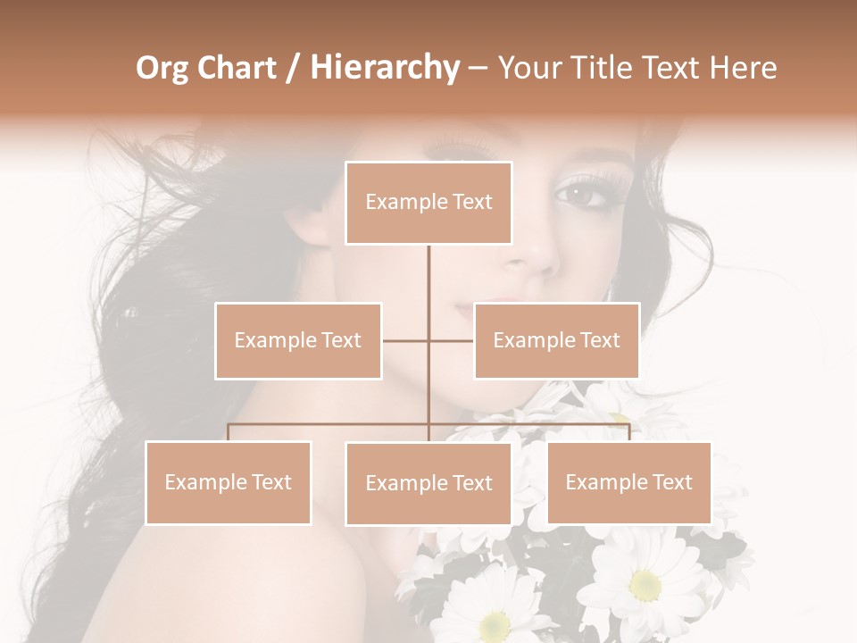 White Background Bunch Spring PowerPoint Template