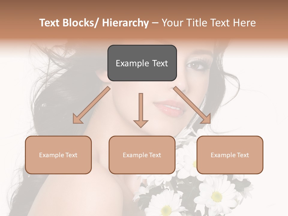 White Background Bunch Spring PowerPoint Template