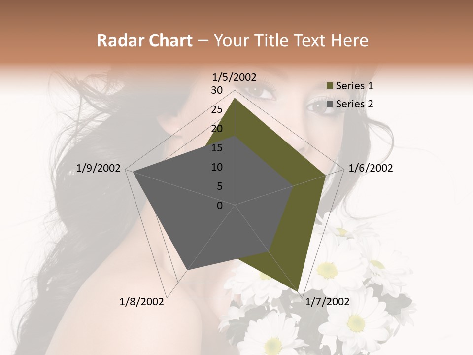 White Background Bunch Spring PowerPoint Template