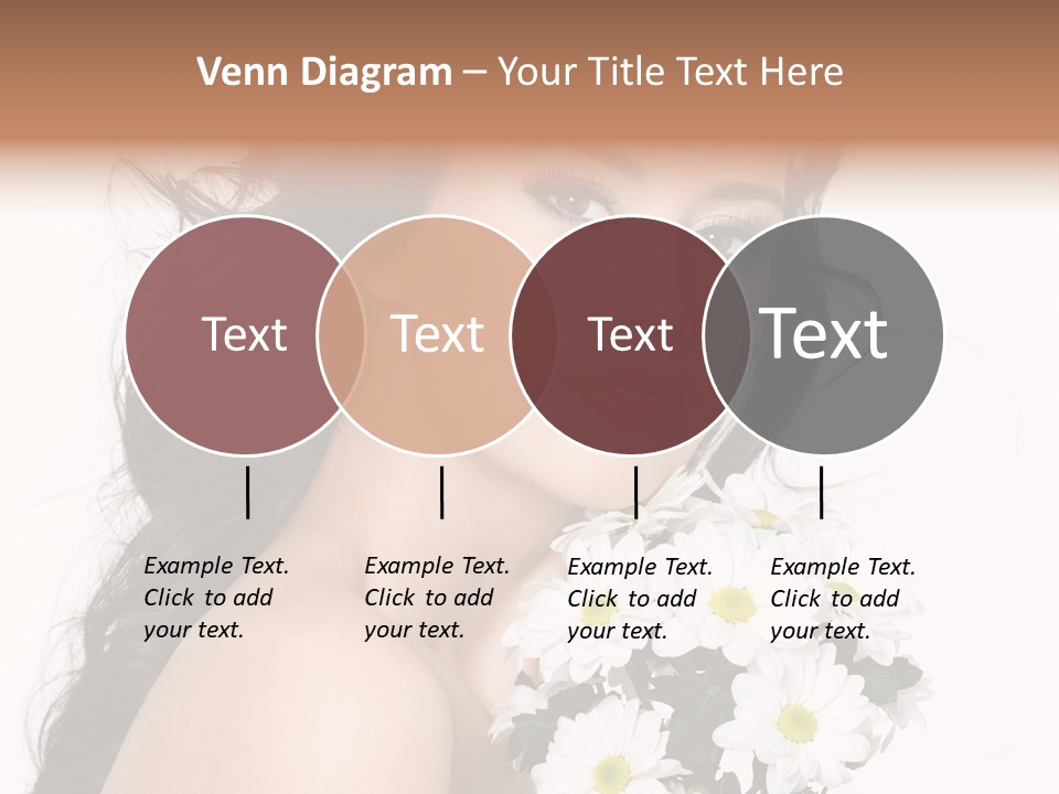 White Background Bunch Spring PowerPoint Template