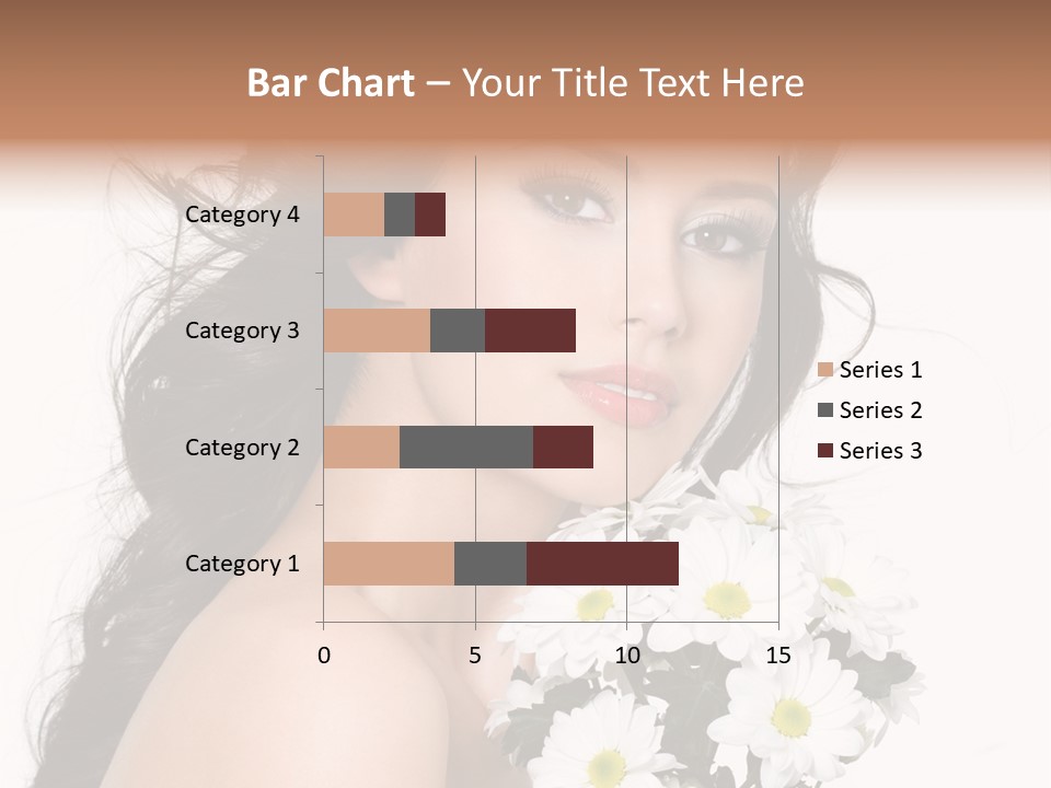 White Background Bunch Spring PowerPoint Template