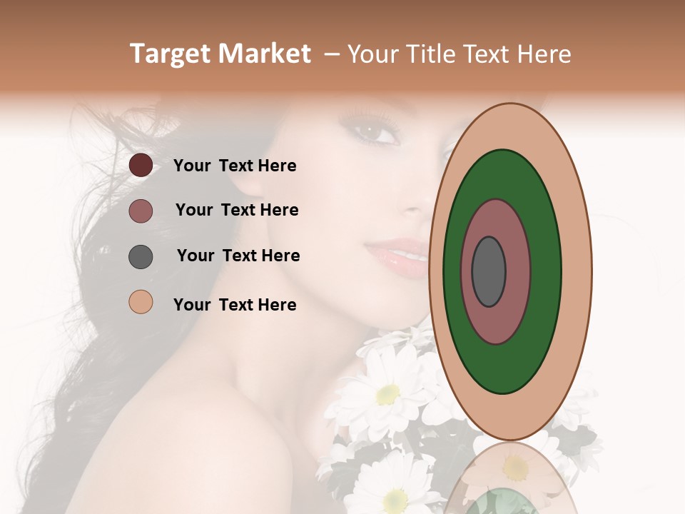 White Background Bunch Spring PowerPoint Template