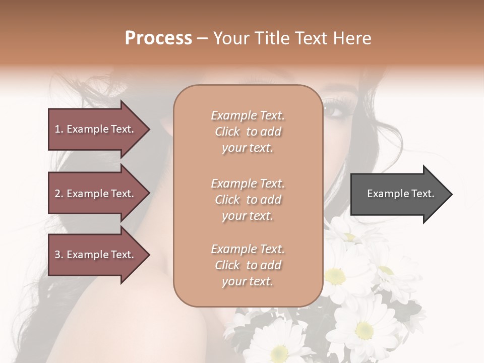 White Background Bunch Spring PowerPoint Template