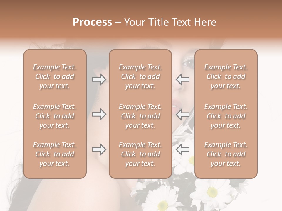 White Background Bunch Spring PowerPoint Template