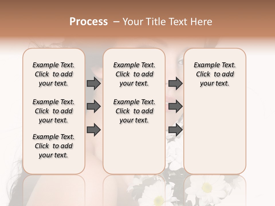 White Background Bunch Spring PowerPoint Template