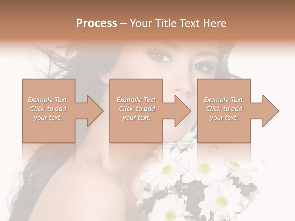 White Background Bunch Spring PowerPoint Template