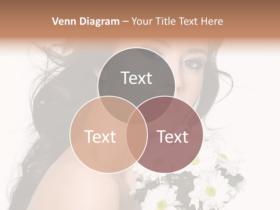 White Background Bunch Spring PowerPoint Template