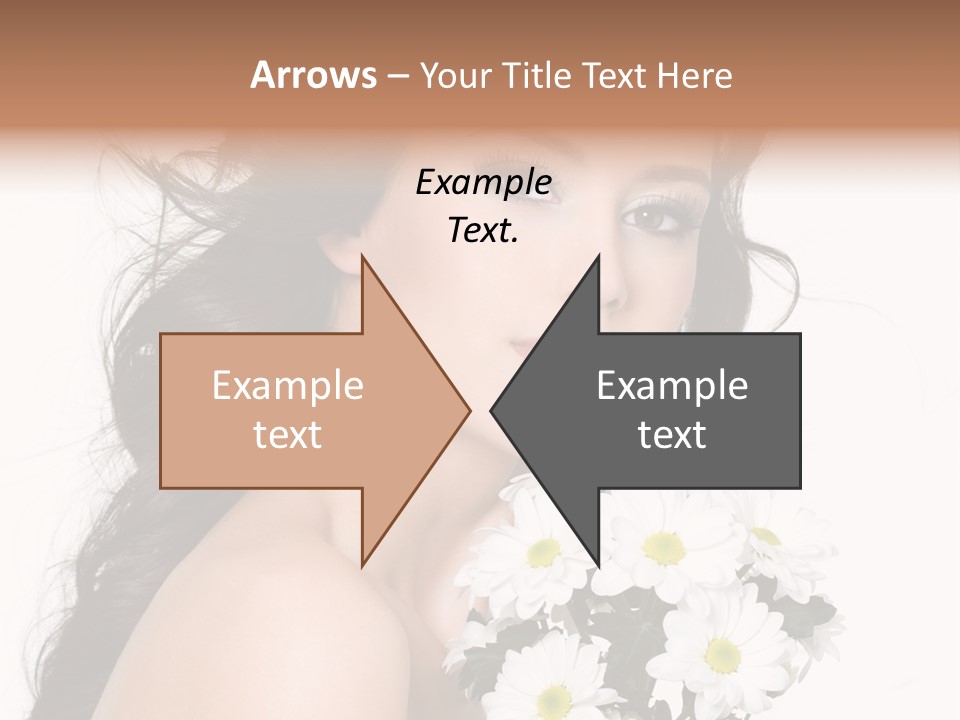 White Background Bunch Spring PowerPoint Template