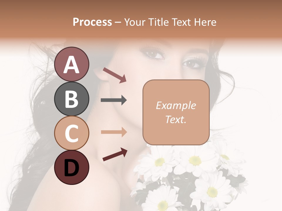 White Background Bunch Spring PowerPoint Template