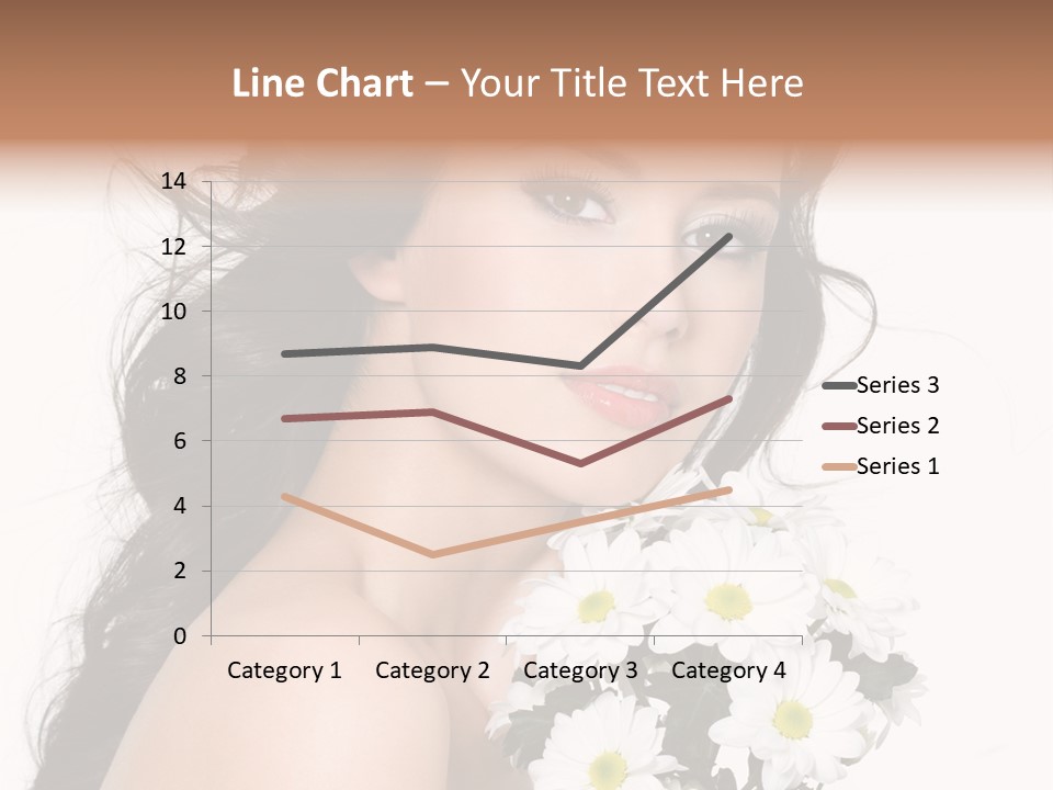 White Background Bunch Spring PowerPoint Template