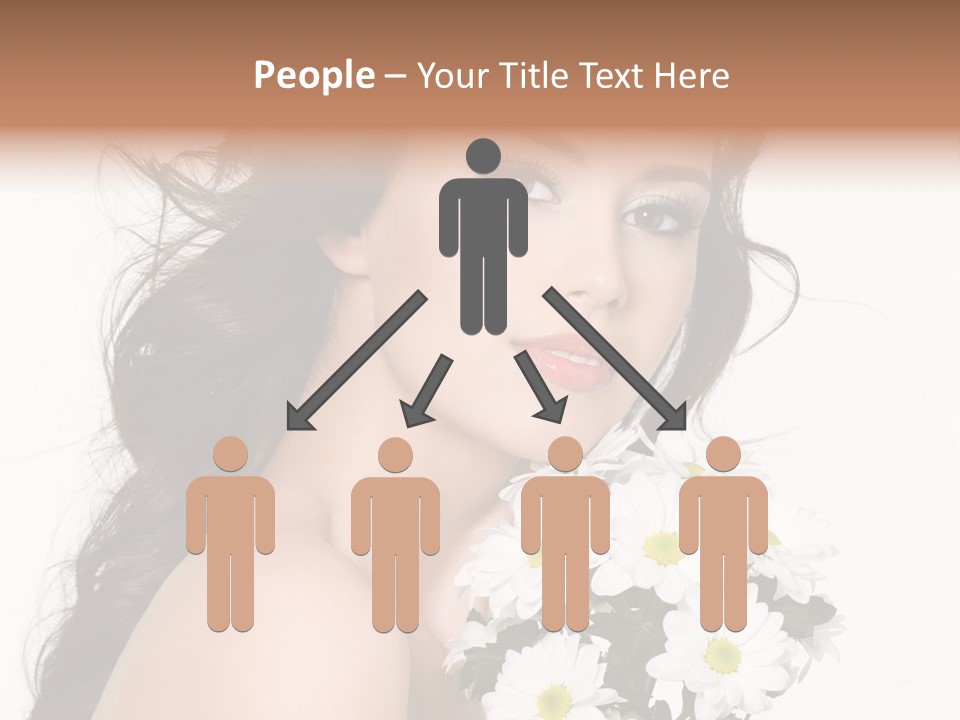 White Background Bunch Spring PowerPoint Template