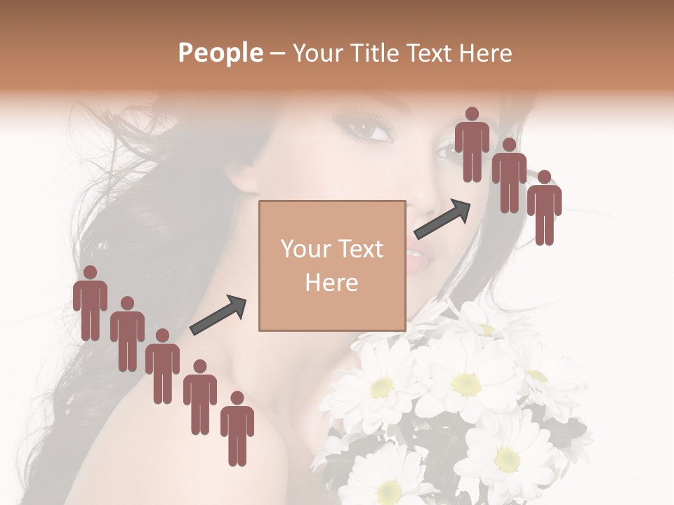 White Background Bunch Spring PowerPoint Template