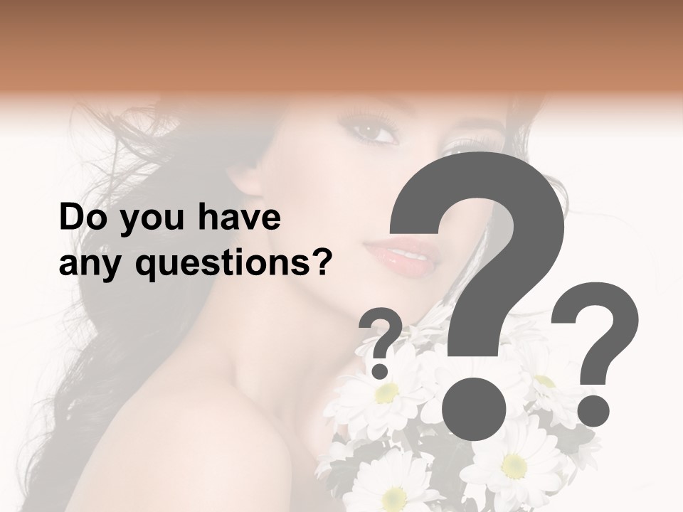 White Background Bunch Spring PowerPoint Template