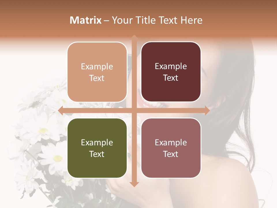 Isolated Copy Space Laughing PowerPoint Template