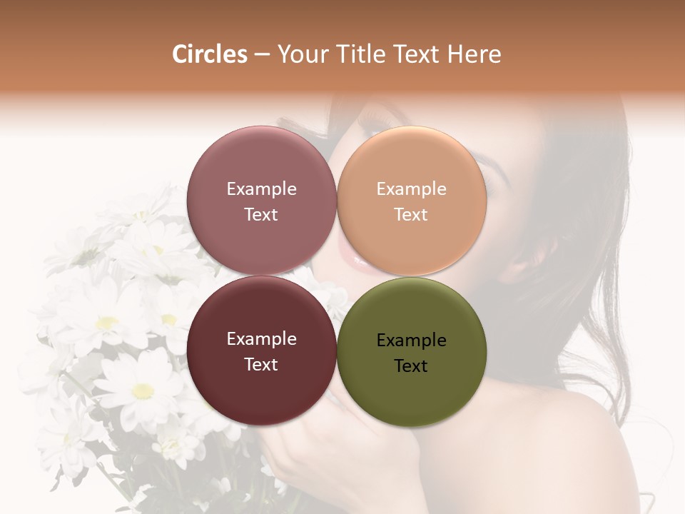 Isolated Copy Space Laughing PowerPoint Template