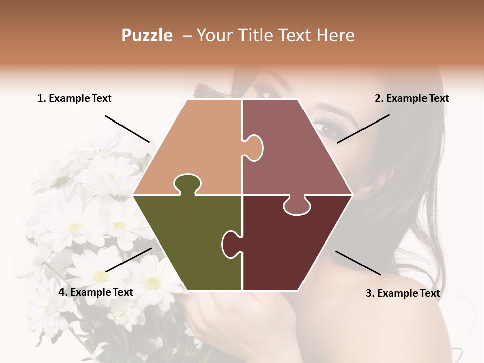 Isolated Copy Space Laughing PowerPoint Template