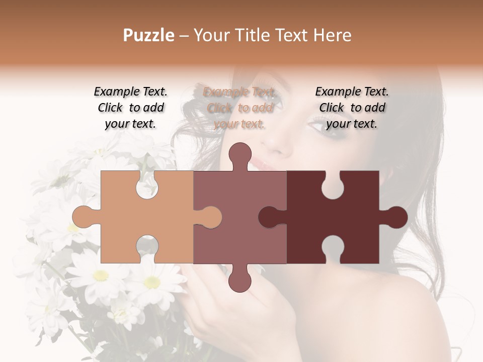 Isolated Copy Space Laughing PowerPoint Template