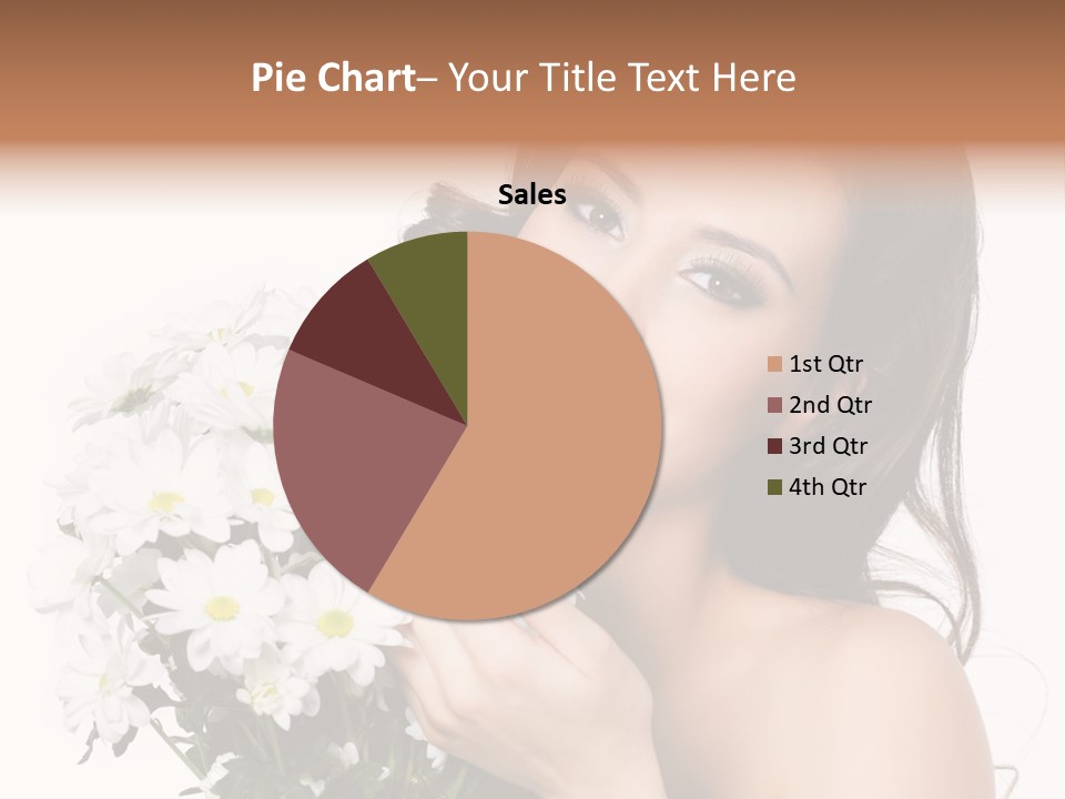 Isolated Copy Space Laughing PowerPoint Template