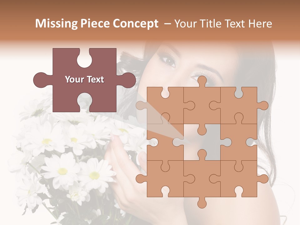 Isolated Copy Space Laughing PowerPoint Template