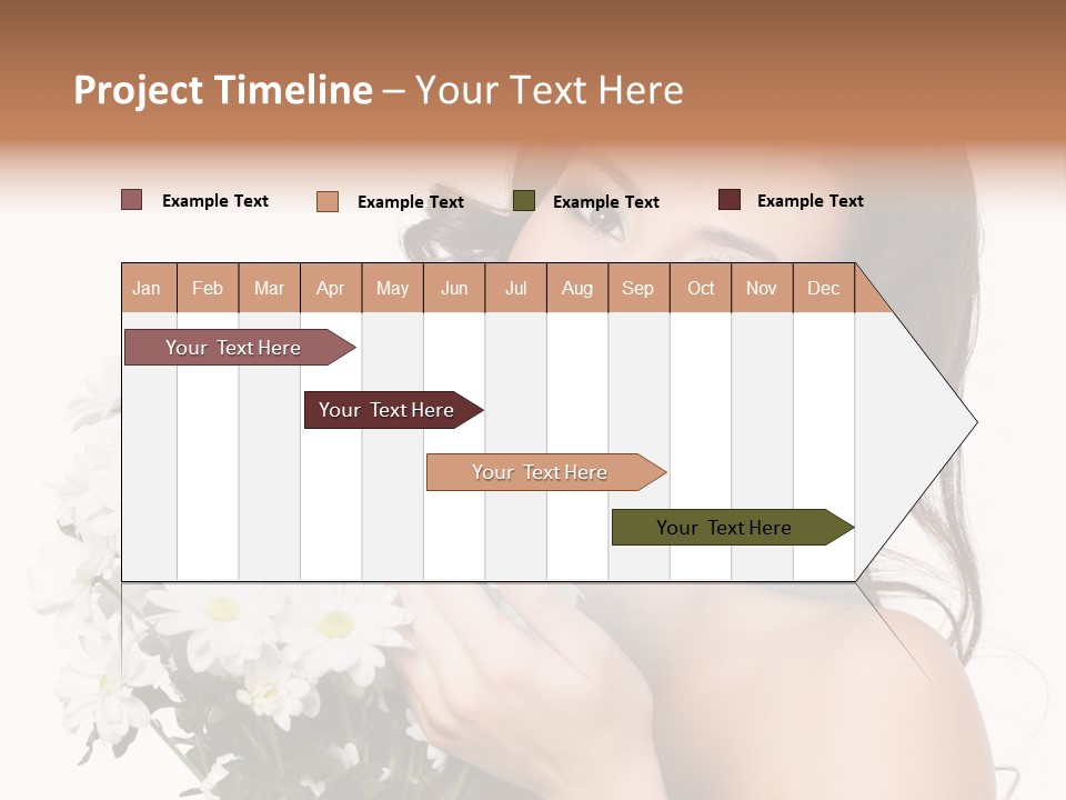 Isolated Copy Space Laughing PowerPoint Template