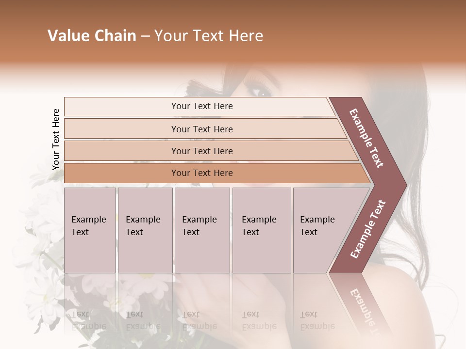 Isolated Copy Space Laughing PowerPoint Template