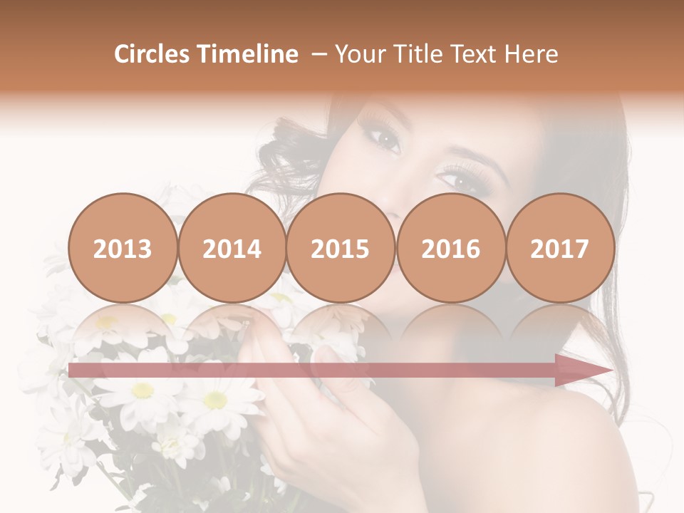 Isolated Copy Space Laughing PowerPoint Template