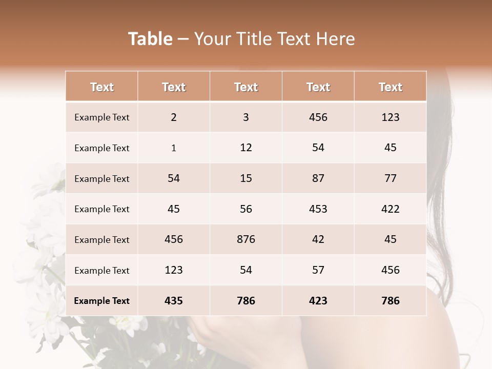 Isolated Copy Space Laughing PowerPoint Template