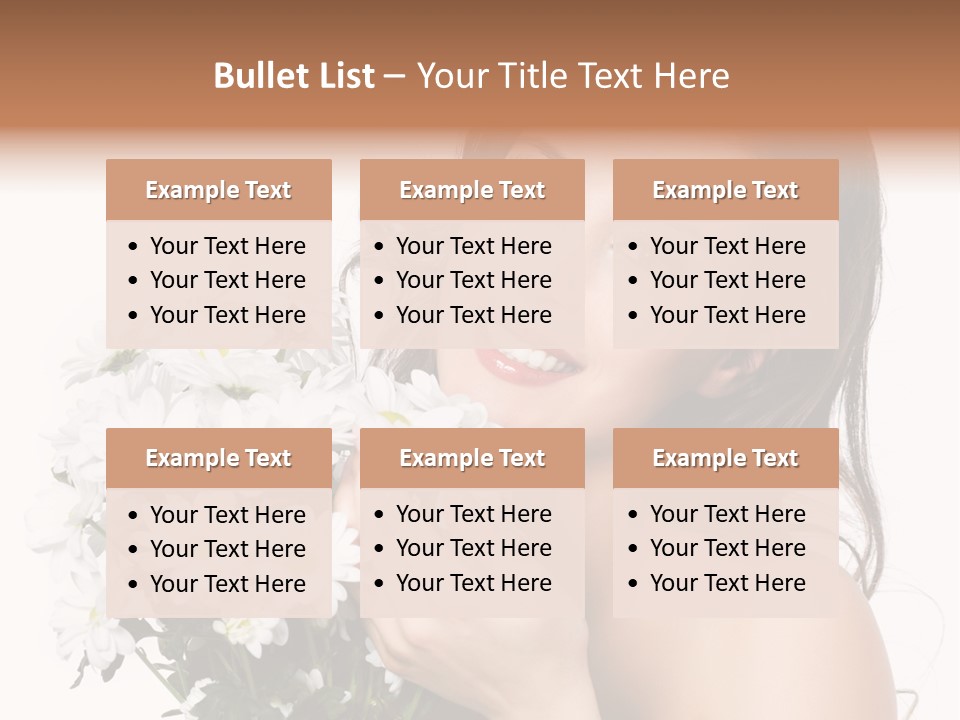 Isolated Copy Space Laughing PowerPoint Template