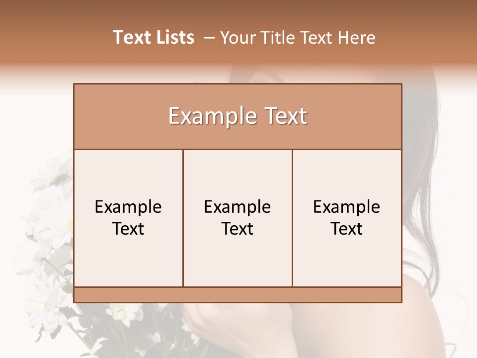 Isolated Copy Space Laughing PowerPoint Template
