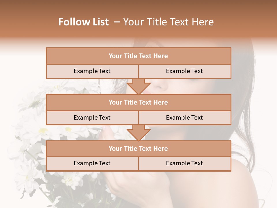 Isolated Copy Space Laughing PowerPoint Template