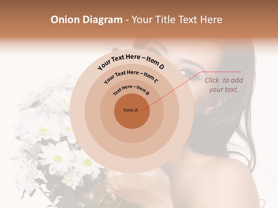 Isolated Copy Space Laughing PowerPoint Template