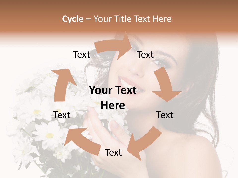 Isolated Copy Space Laughing PowerPoint Template
