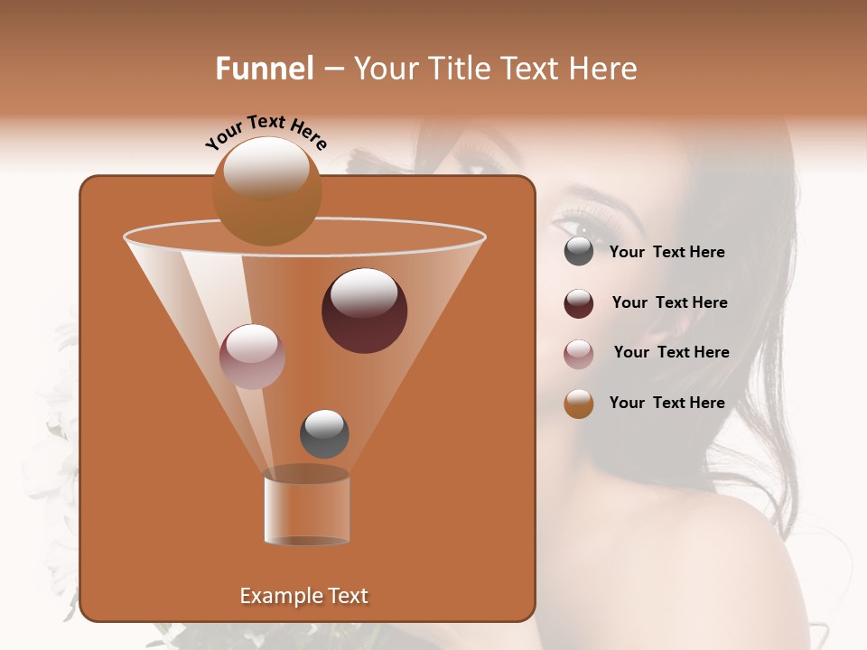 Isolated Copy Space Laughing PowerPoint Template