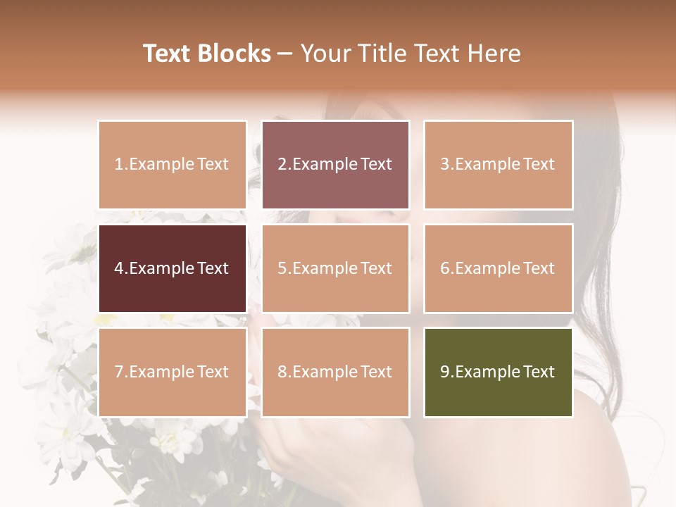 Isolated Copy Space Laughing PowerPoint Template