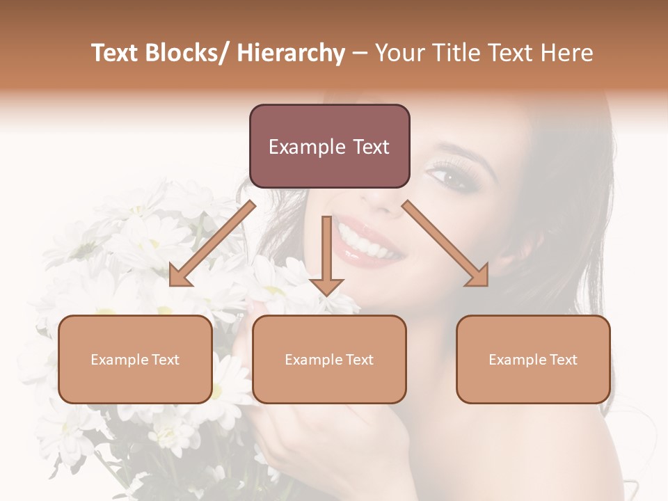 Isolated Copy Space Laughing PowerPoint Template
