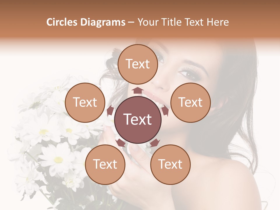 Isolated Copy Space Laughing PowerPoint Template
