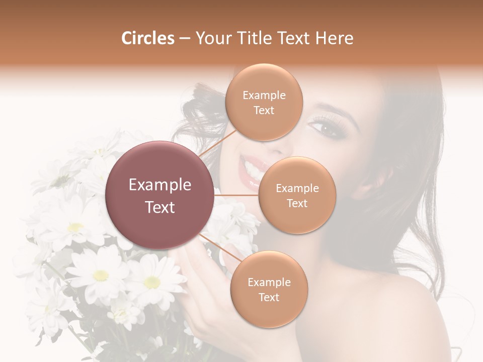 Isolated Copy Space Laughing PowerPoint Template