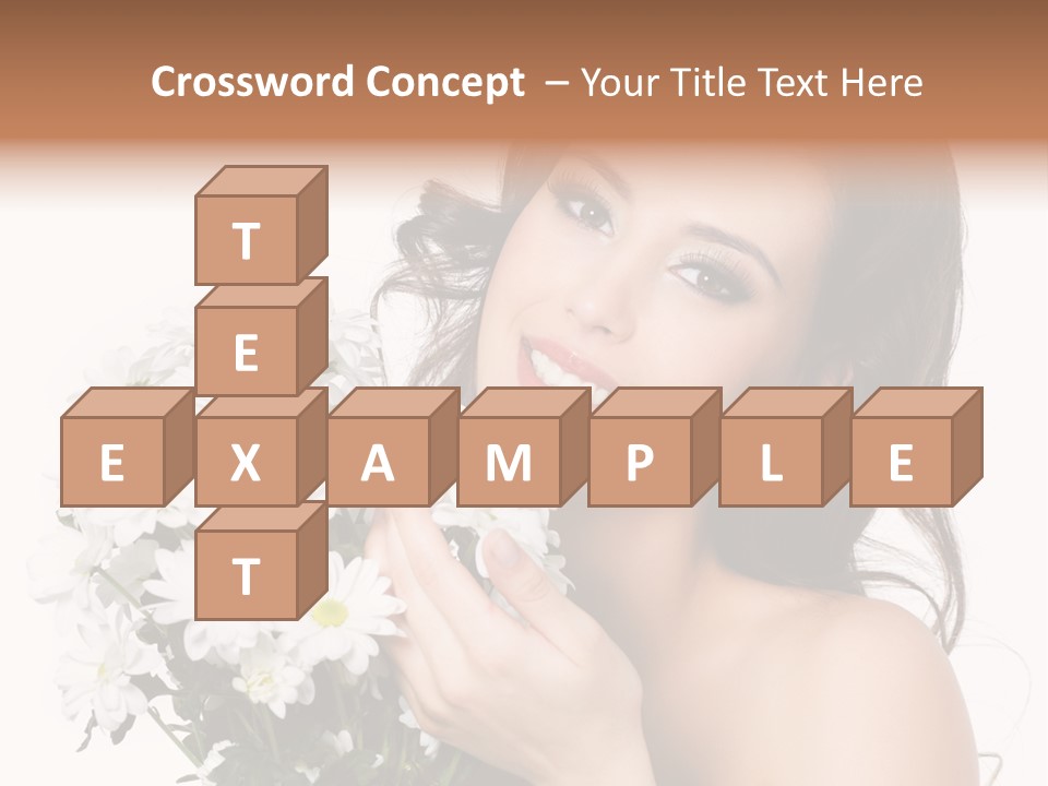 Isolated Copy Space Laughing PowerPoint Template